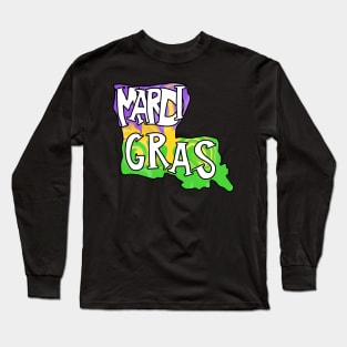 Louisiana Mardi Gras Long Sleeve T-Shirt